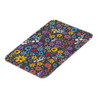 Motif floral de style vintage