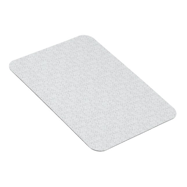 Magnet Flexible Motif floral géométrique gris clair (Côté Droit)