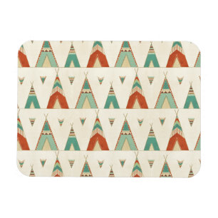 Magnet Flexible Motif géométrique de Teepee d'étape   de Geo de