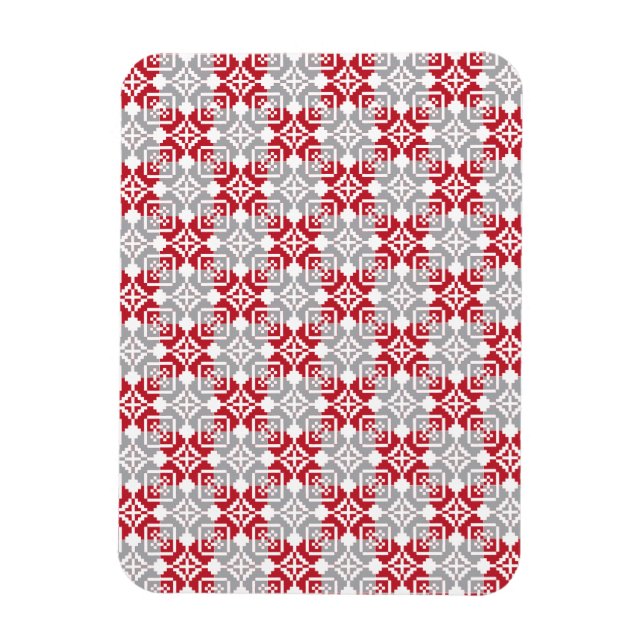 Magnet Flexible Motif géométrique du soleil du matin de Lettonie I (Vertical)