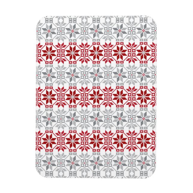 Magnet Flexible Motif géométrique du soleil du matin letton VIII (Vertical)