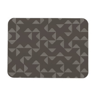 Magnet Flexible Motif graphique géométrique simple, moderne et ten