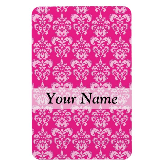 Magnet Flexible Motif humide rose chaud (Vertical)