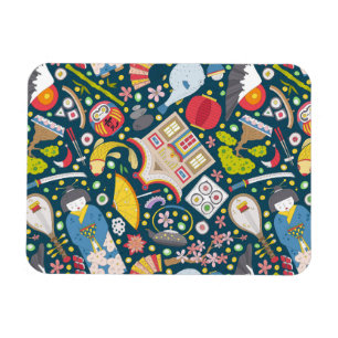 Magnet Flexible Motif japonais sans joint