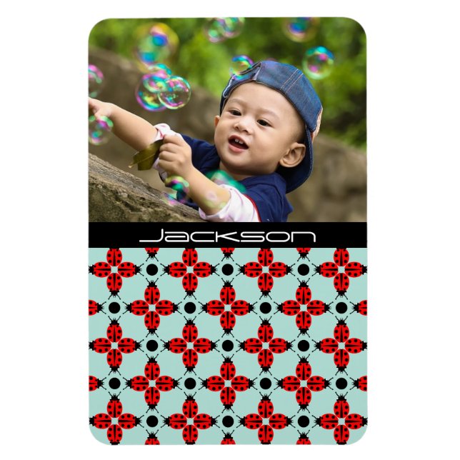 Magnet Flexible Motif Ladybug (Vertical)