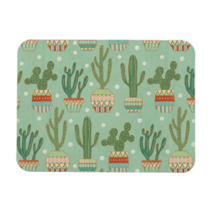 Magnet Flexible Motif mis en pot de cactus d'étape   de Geo de