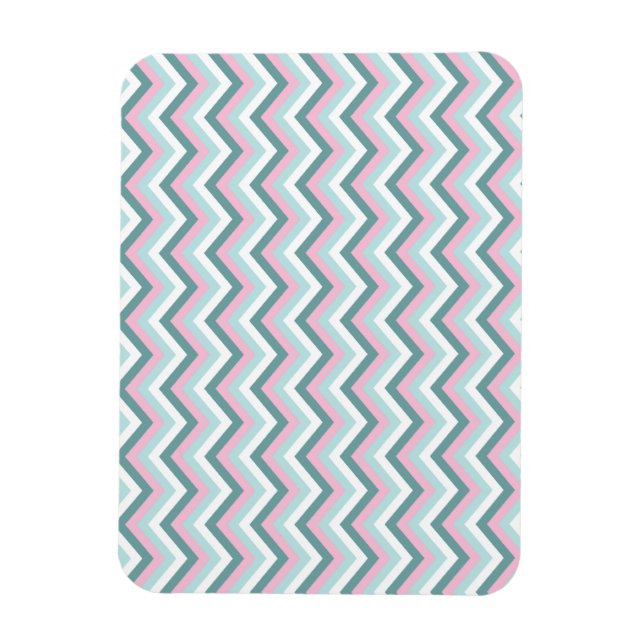 Magnet Flexible Motif Ocean Mist Chevron (Vertical)