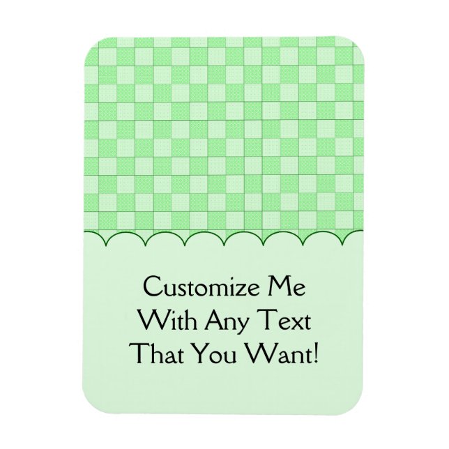 Magnet Flexible Motif Patchwork Vert (Vertical)