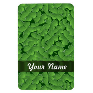 Magnet Flexible Motif shamrock vert