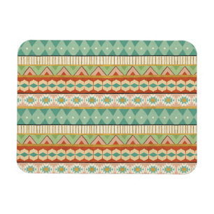 Magnet Flexible Motif tribal d'aquarelle d'étape de Geo de