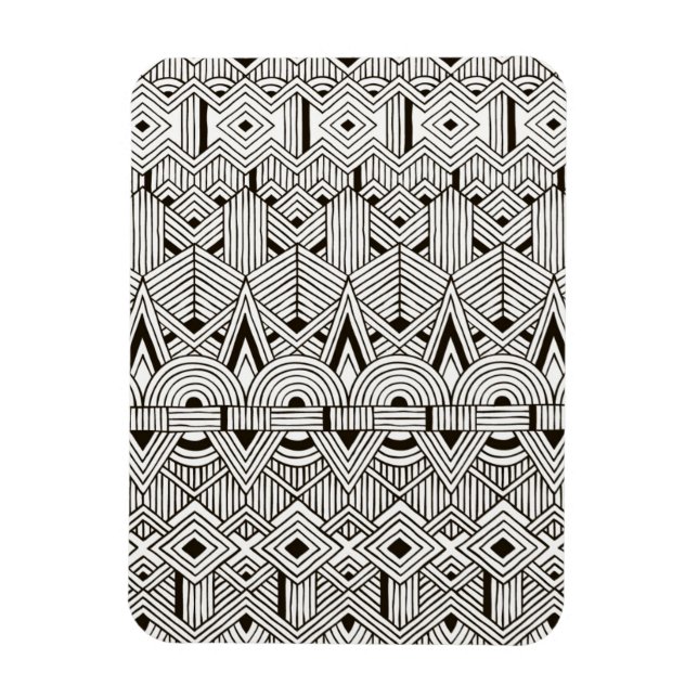 Magnet Flexible Motif tribal inspiré (Vertical)