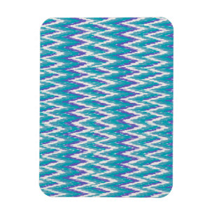 Magnet Flexible motif turquoise et Amethyst iKat ZigZag