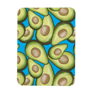 Magnet Flexible Motif Vegan Avocado frais et gourmand