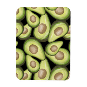 Magnet Flexible Motif Vegan Avocado frais et gourmand