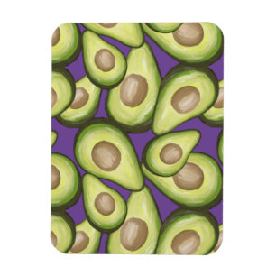 Magnet Flexible Motif Vegan Avocado frais et gourmand