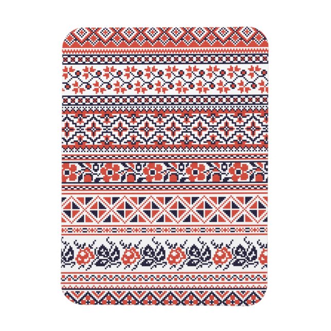 Magnet Flexible Motifs de conception de point de croix (Vertical)
