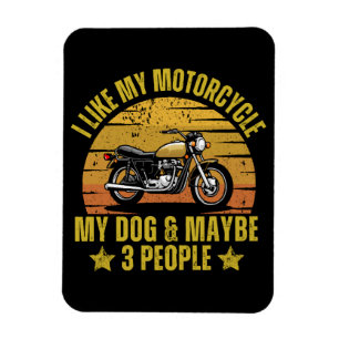 Magnet Flexible Moto Chien