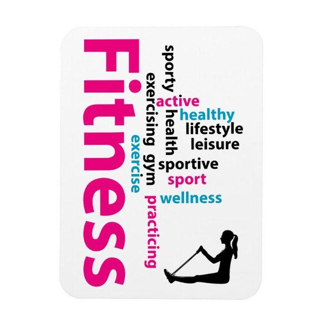Magnet Flexible Mots fitness (Vertical)