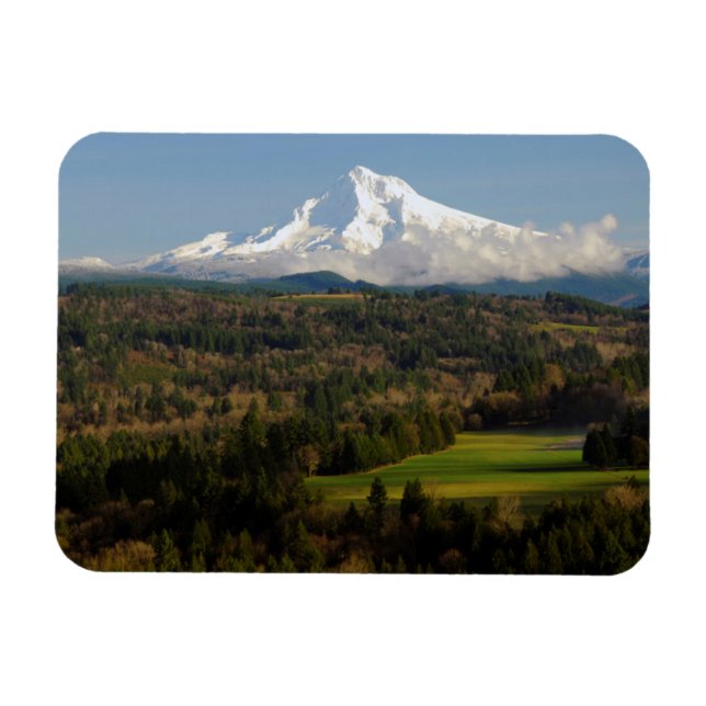 Magnet Flexible Mount Hood, point de vue Jonsrud, Sandy, Oregon (Horizontal)
