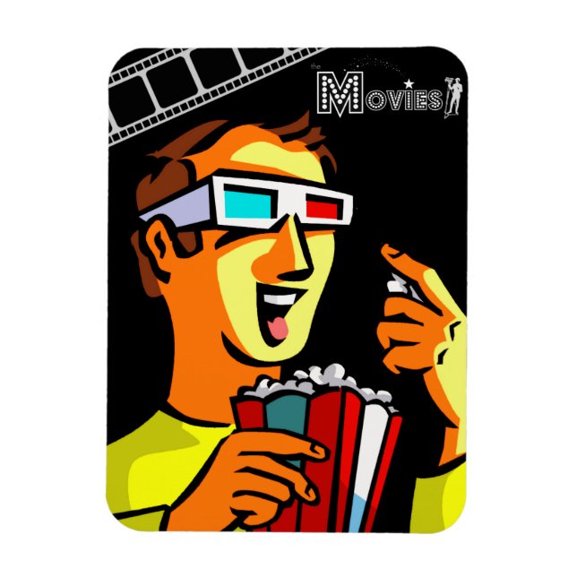 Magnet Flexible MOVIETIME QUI QUE CE SOIT ? Aimant flexible (Vertical)