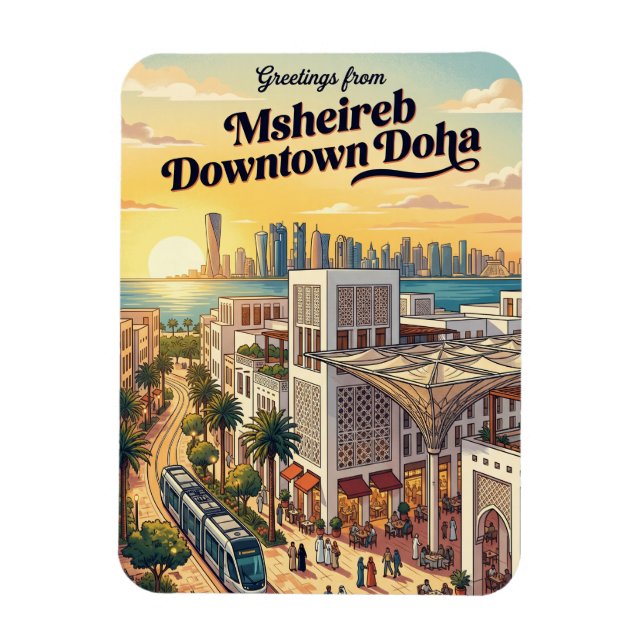 Magnet Flexible Msheireb Downtown Doha Qatar (Vertical)