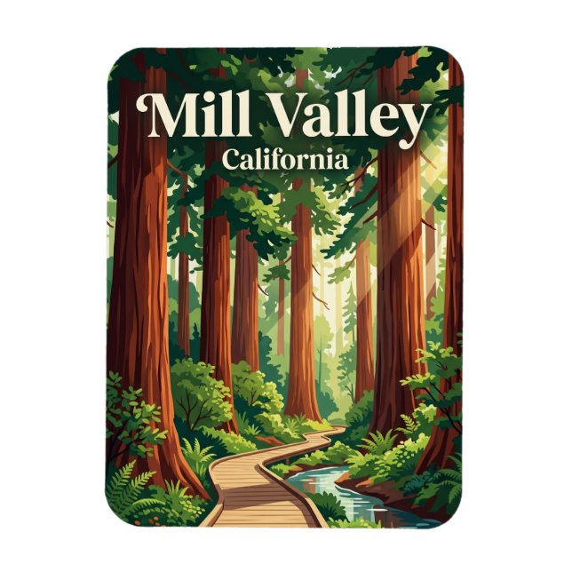 Magnet Flexible Muir Woods National Monument États-Unis (Vertical)
