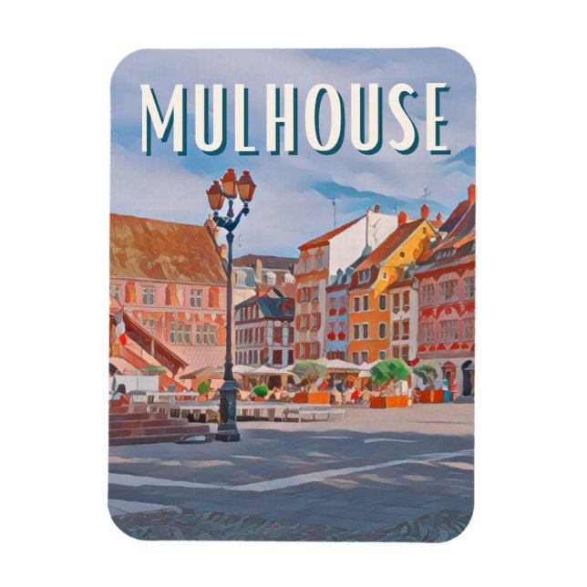 Magnet Flexible Mulhouse Photo Vintage (Vertical)