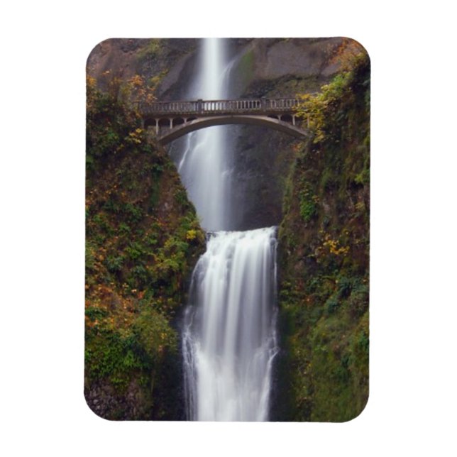 Magnet Flexible Multnomah Falls dans le comté d'Autumn (Vertical)