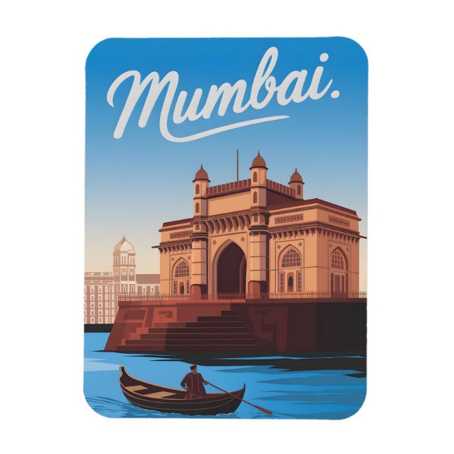Magnet Flexible Mumbai vintage (Vertical)