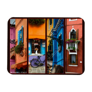 Magnet Flexible Murano, Italie 4 Photo Collage personnalisé