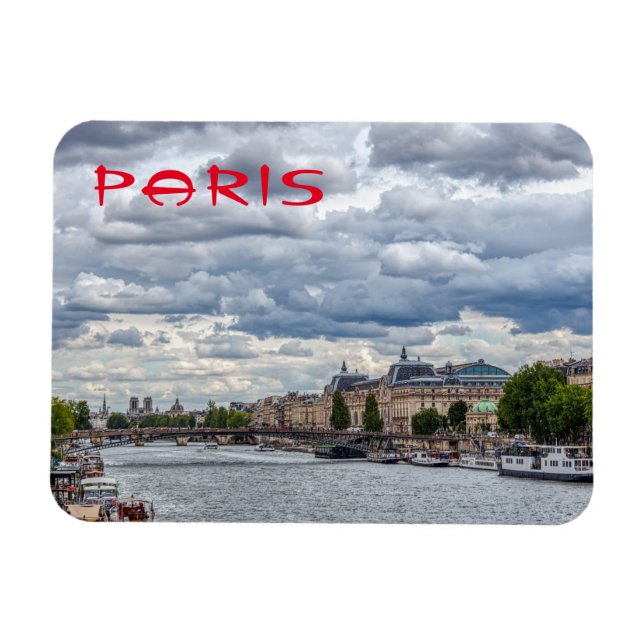 Magnet Flexible Musée d'Orsay et Seine - Paris, France (Horizontal)