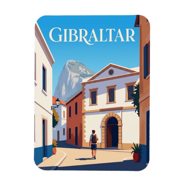 Magnet Flexible Musée national de Gibraltar Gibraltar (Vertical)