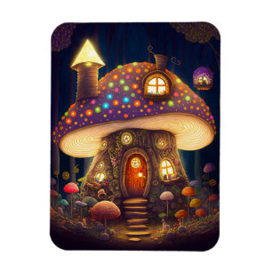 Magnet Flexible Mushroom House Imaginaire Art