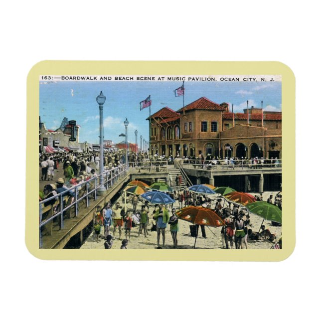 Magnet Flexible Music Pavilion, Ocean City, NJ Vintage (Horizontal)