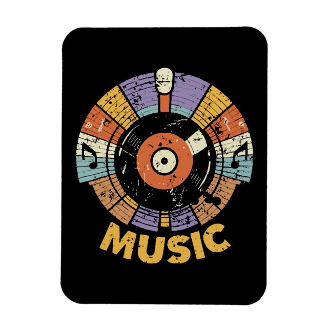 Magnet Flexible musique classique rétro (Vertical)
