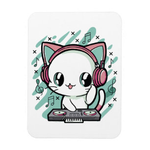 Magnet Flexible musique de chat