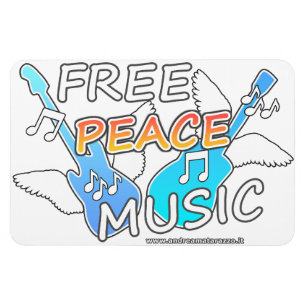 Magnet Flexible Musique de la Paix Libre