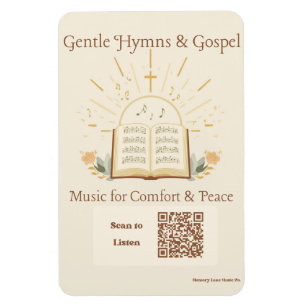 Magnet Flexible Musique de Mémoire de Cantiques Gospel Aimant de S