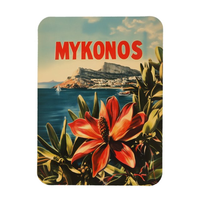 Magnet Flexible Mykonos vintage (Vertical)