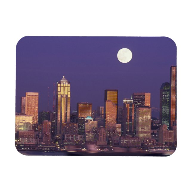 Magnet Flexible N.A., États-Unis, Washington, Seattle Skyline de S (Horizontal)