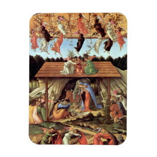Magnet Flexible Naissance du Christ, Nativité mystique de Botticel