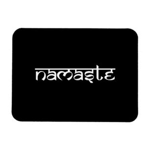 Magnet Flexible Namaste Design sur le style sanskrit