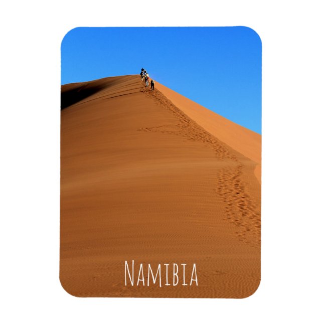 Magnet Flexible Namibie Dune de sable 45 Paysage Sossusvlei (Vertical)
