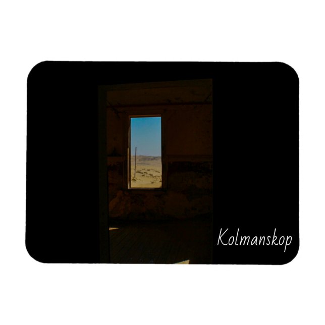 Magnet Flexible Namibie Kolmanskop House Dune Paysage Ville fantôm (Horizontal)