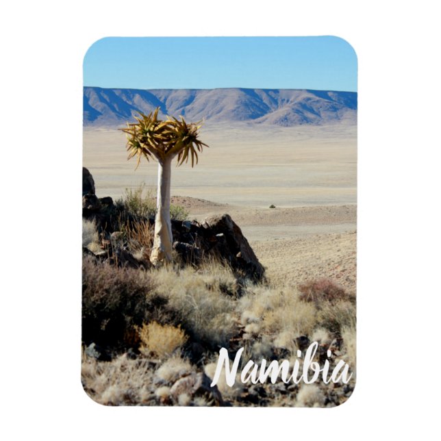 Magnet Flexible Namibie Tirool Namib Désert Paysage Kokerboom (Vertical)