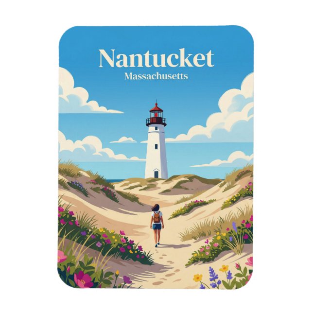 Magnet Flexible Nantucket États-Unis (Vertical)