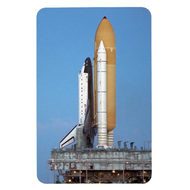 Magnet Flexible NASA Space Shuttle Atlantis STS-86 Launch Rollout (Vertical)