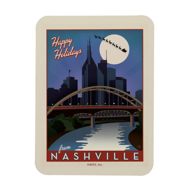 Magnet Flexible Nashville Skyline (Vertical)