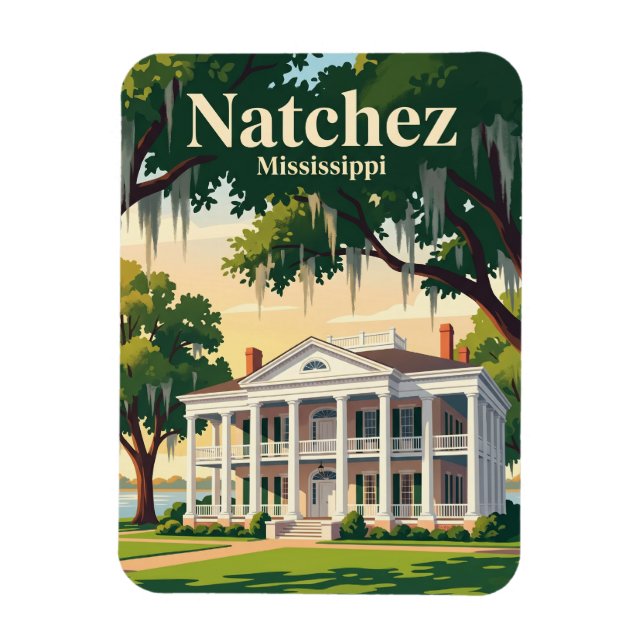 Magnet Flexible Natchez Mississippi (Vertical)