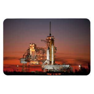 Magnet Flexible Navette spatiale rouge